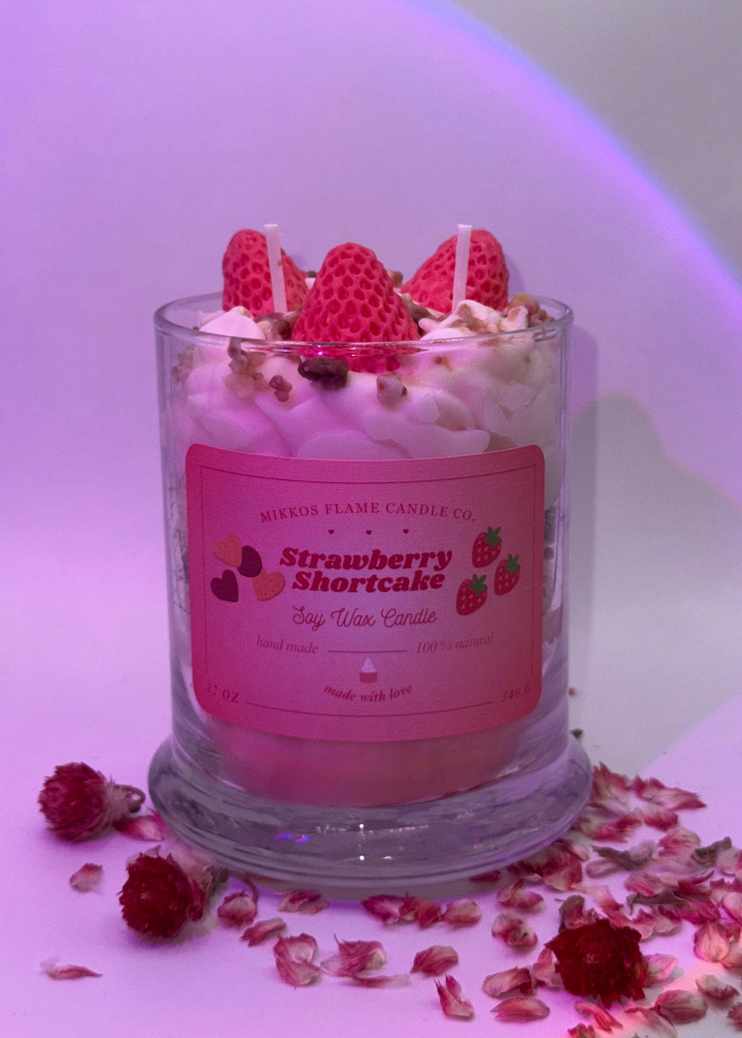 Strawberry Shortcake Candle🍓