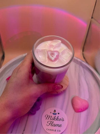 Iced Love Latte Candle💗