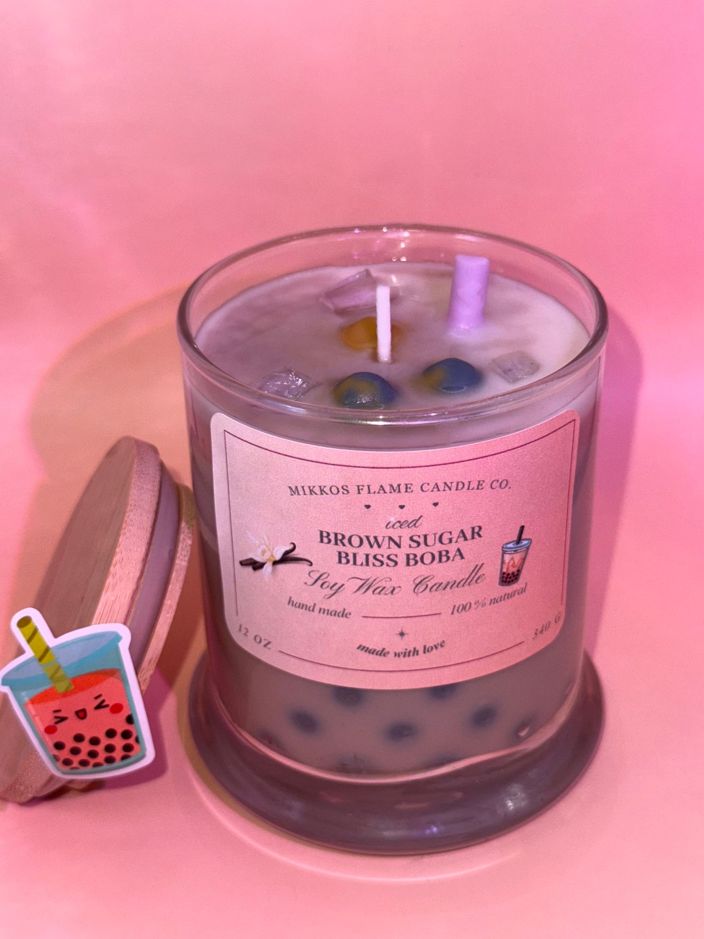 Iced Brown Sugar Bliss Boba Candle🍦