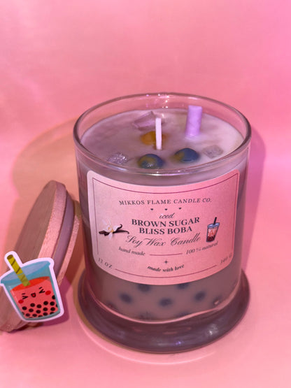 Iced Brown Sugar Bliss Boba Candle🍦