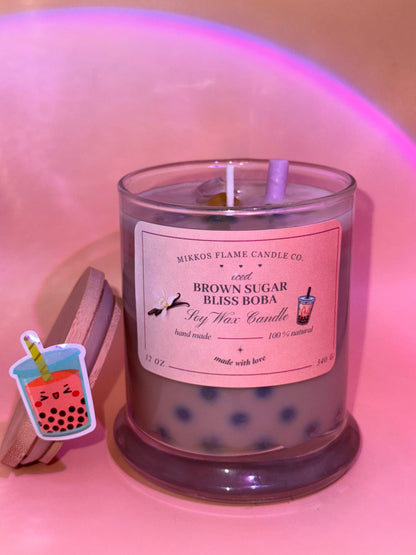 Iced Brown Sugar Bliss Boba Candle🍦