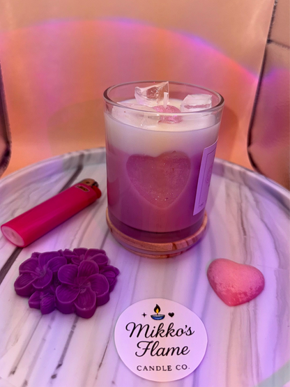 Iced Love Latte Candle💗