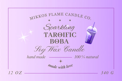 Sparkling Taroific Boba Candle💜⊹